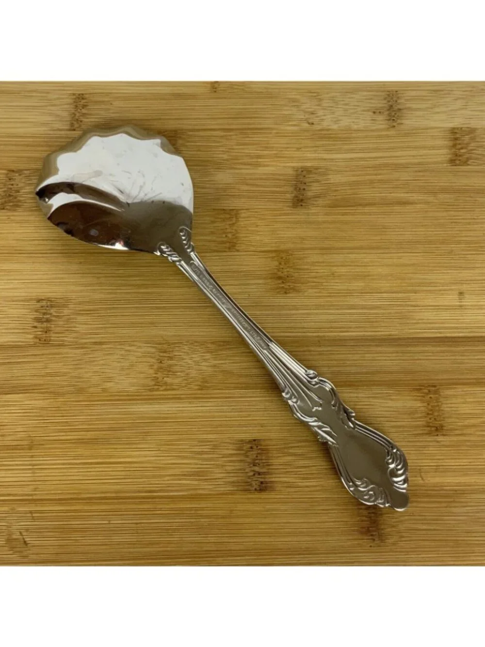 Reed and Barton Duchess Of Marlborough Solid Shell Casserole Spoon Stainless
